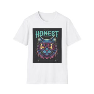 Cat T-Shirt - Id Rather Be Honest Than Liked Design