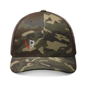 Stylish Camouflage Trucker Hat, Embroidered Camouflage Cap for Outdoor Adventures, Unisex Hat, Gift for Him or Her, Casual Fashion Accessory