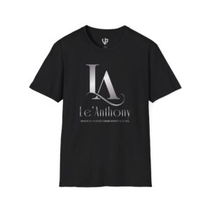 Stylish Unisex T-Shirt with Glamorous LA Silver Design, Casual Wear, Gift for Friends, Summer Fashion, Trendy Statement Tee