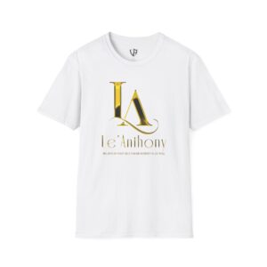 Stylish Unisex T-Shirt with Glamorous LA Gold Design, Casual Wear, Gift for Friends, Summer Fashion, Trendy Statement Tee