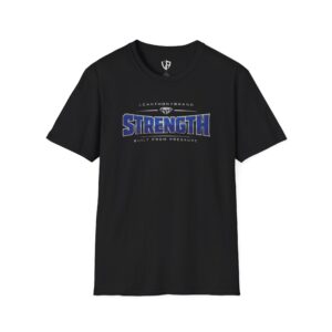 Strength Graphic T-Shirt — 'Strength: Built From Pressure' Motivational Fitness Tee