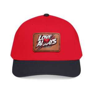 Love Always Leather Patch Baseball Cap