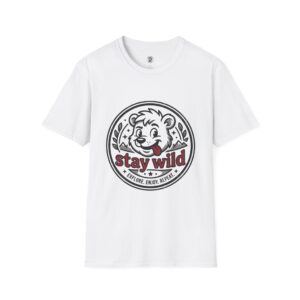 Stay Wild Bear T-Shirt — Vintage Adventure Graphic Tee