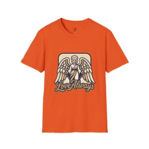 LeAnthonyBrand Angel Graphic T-Shirt — "Love Always" Retro Angel Design