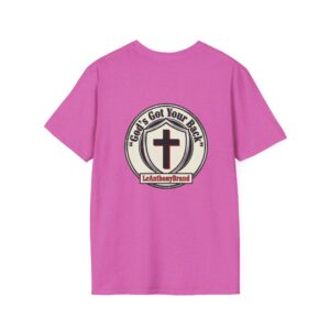Christian T-Shirt — "God's Got Your Back" Cross Graphic Tee