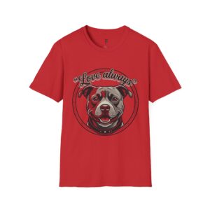 "LeAnthonyBrand" Love Always collection Pit Bull 'Love Always' T-Shirt — Stay Loyal, Stay Honest Back Print