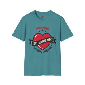 Love Always Wins Heart T-Shirt