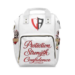 "LeAnthonyBrand"Diaper Backpack — "Protection Strength Confidence" Insulated Baby Bag