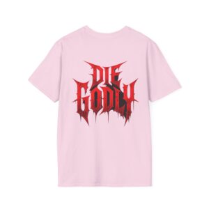 Die Godly Graphic T-Shirt — Red Drip Metal Logo Tee
