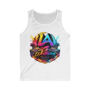 LA Splash Graphic Tank Top — Leanthony Brand Color Burst