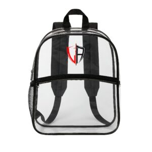 Clear Stadium Backpack — Transparent Security-Friendly School & Event Bag