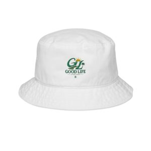 Good Life Embroidered Bucket Hat — Casual Streetwear Sun Hat
