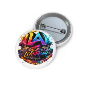 LA Colorburst Logo Pin Button — Custom Music Brand Badge