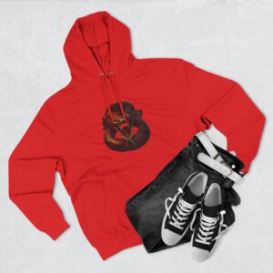 Hoodie — 'Watch Everybody Always' Gothic Script Hooded Sweatshirt