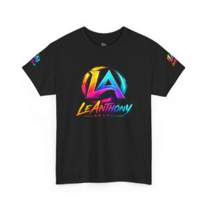 LA Leanthony Colorful Logo Tee — Vibrant Gaming Brand T‑Shirt