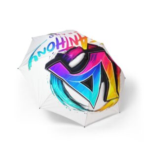"LeAnthonyBrand" Foldable Umbrella — Colorful Street-Style Rain Umbrella