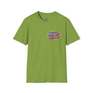 T-Shirt — "Respect Is Earned Not Given" Colorful Retro Script Graphic