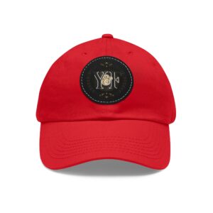 Leather Patch Dad Hat – Vintage Y&F Monogram Cap