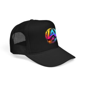 LA Color Burst Trucker Hat — Vibrant Logo Foam Cap