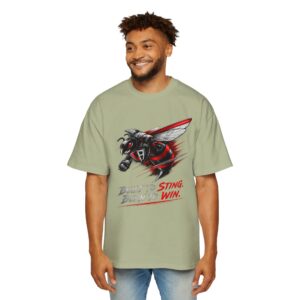 Men's Graphic Tee — 'Built to Sting, Born to Win' Hornet Sports Shirt