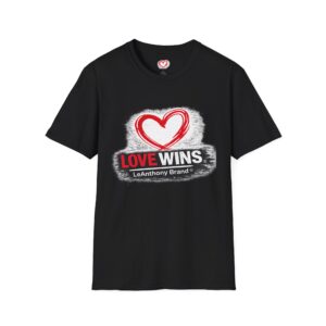 Love Wins T-Shirt — Heart Graphic Pride Tee