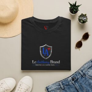 LeAnthony Brand Logo T‑Shirt — Built on Love, Led by Faith