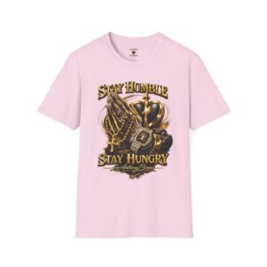 Stay Humble Stay Hungry T-Shirt — Praying Hands Motivational Graphic Tee