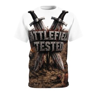 Battlefield Tested Tee — Dual Swords Warzone Graphic Shirt