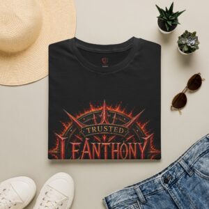 T-Shirt — Trusted LeAnthony Flame Crest Graphic Tee