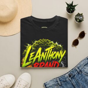LeAnthony Brand Graphic T-Shirt — Retro Neon Tree Logo Tee