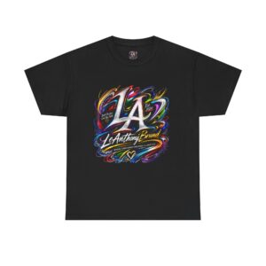 LA LeAnthony Brand Colorful Graffiti Tee