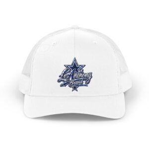 Retro Trucker Hat — 'Le Armory Brands' Vintage Star Logo Mesh Cap
