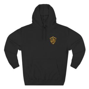 LAB Gold Shield Hoodie — LeAnthonyBrand Fleece Pullover