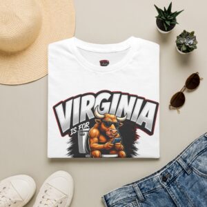 Virginia Bull Graphic T‑Shirt — 'Virginia is for LeAnthony Brand Lovers' Funny State Pride Tee