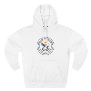 Three-Panel Fleece Hoodie